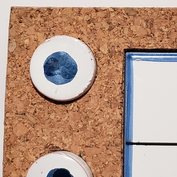 Rooster Tic-Tac-Toe Game Algarve Pottery on Cork - Picture 4 of 7